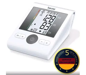 BEURER BM 28 biały / manometr / wyświetlacz LCD / 4X AAA