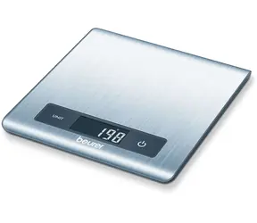 BEURER KS 51 srebrna / waga kuchenna / max. 5 kg / rozdzielczość 1 g / wyświetlacz LCD