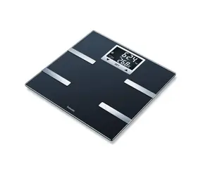 BEURER BF 720 czarna / waga osobista / cyfrowa / wyświetlacz LCD / rozdzielczość 100 g / nośność 180 kg / dane diagnostyczne 