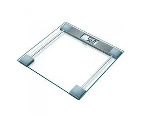 BEURER GS 11 przezroczysta / waga osobista / cyfrowa / wyświetlacz LCD / rozdzielczość 100 g / nośność 150 kg 
