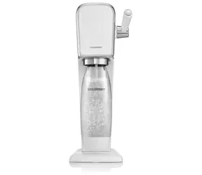 SodaStream Art biały / Urządzenie do napojów gazowanych / bez BPA / 1x butelka 1 L / 1x gaz CO2