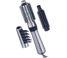 Braun Satin Hair 3 AS330 czarny / Lokówka na gorące powietrze / 400 W / 2 temperatury / doczepki 23 mm i 38 mm