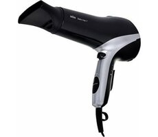 Braun Satin Hair 7 HD710 srebrno-czarny / suszarka do włosów / 2200W / 3 temperatury / Jonizacja / koncentrator