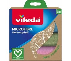 Ściereczki z mikrofibry Vileda / 3 szt. / z recyklingu