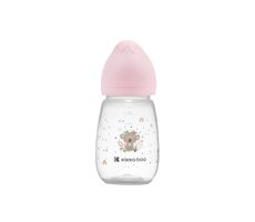 KikkaBoo Butelka dla niemowląt 260ml 3m+ Savanna Pink