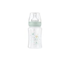 KikkaBoo Butelka dla niemowląt 240ml 3m+ Jungle King Mint