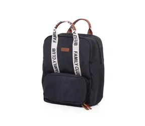 Childhome Torba do przewijania Family Club czarna / 40 x 30 x 16 cm