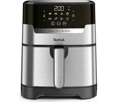 TEFAL Easy Fry & Grill EY505D15 / frytownica na gorące powietrze + grill / 1550W / 4,2 l / 8 programów / 80 - 200°C / timer