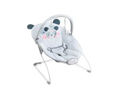 Momi GLOSSY panda / Leżak wibracyjny z melodiami / Nośność 9 kg