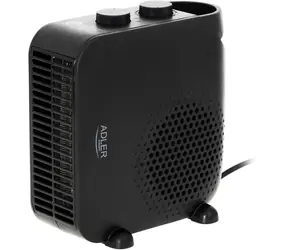 Adler AD 7725b czarny / Wentylator na gorące powietrze / 1000W - 2000W / 3 poziomy