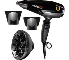 Babyliss BAB7000IE / Profesjonalna suszarka do włosów / 2200W / 12 temperatur i prędkości / Dyfuzor / 2x koncentrator 