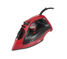 Mesko MS 5031 czarno czerwony / Żelazko / 3000W / 400 ml / para 40g-min / ceramiczna powierzchnia do prasowania