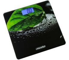 Mesko MS 8149 czarna / cyfrowa waga osobista / max 150 kg / dokładność 100 g / wyświetlacz LCD / Auto-zero Auto-off 
