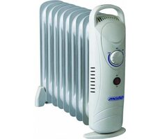 Mesko MS 7805 biały / Elektryczny grzejnik olejowy / 9 żeberek / 1000W