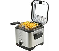 Mesko MS 4910 czarno-srebrny / Frytkownica / 900 W / olej 1,5 L
