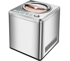 Unold 48872 Exklusiv srebrny / Maszyna do lodów / 180 W / 2 L / czas przygotowania 30 minut / z kompresorem