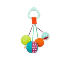 B-Toys Wisząca grzechotka z kuleczkami Brzmi Squeezy / od 3 miesiąca życia