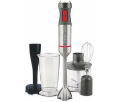 Zelmer ZHB4652 Vario srebrny / Blender ręczny / 1400 W / 4 nasadki / z akcesoriami