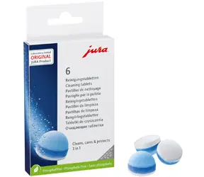 Jura 24225 / tabletki do czyszczenia ekspresów / 6 szt