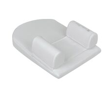 KikkaBoo Mata do pozycjonowania wykonana z pianki memory na koturnie Airknit Grey / od urodzenia 