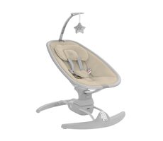 KikkaBoo Spinny Beige / Fotel bujany elektryczny / od urodzenia do 9 kg