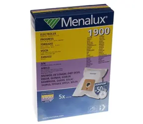 Worki do odkurzaczy Menalux 1900 / do odkurzaczy Daewoo i De'longhi / 5 szt. + filtr