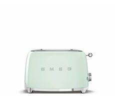 SMEG Lata 50-te Retro Style zielony / Toster / 950 W / 2 miejsca / 2 tosty / 6 stopni zarumienienia