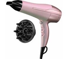 Remington D 5901 Coconut Smooth Pink / suszarka do włosów / 2200 W / 3 temperatury / 2 prędkości / Jonizacja 