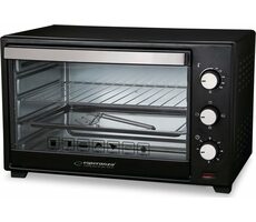 Esperanza EKO008 PROSCIUTTO minipiekarnik elektryczny czarny / 1600W / 20 L / temperatura 0-250°C / 3 funkcje pieczenia 