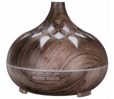 SIXTOL Drewno Palm -szare / Dyfuzor zapachowy / 500ml / 12 W / Automatyczne wyłączanie