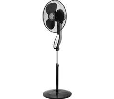 ECG FS 40 R czarny / wentylator podłogowy / 50 W / 3 prędkości / 40 cm / wysokość 125 cm / pilot