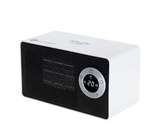 Adler AD 7746 biały / Wentylator gorącego powietrza / 1000W / 2 stopnie 