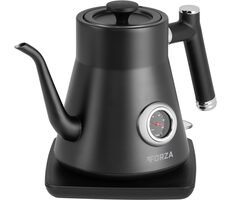 ECG Forza 5000 Pour over NERO czarny / czajnik elektryczny / 1000 W / 0,8 L / gęsia szyja / stal nierdzewna 