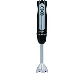 Adler AD 4625b czarny / Blender ręczny / 1500W / 5 prędkości / Turbo / ostrze ze stali nierdzewnej