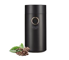 Adler AD 4446bg czarny / Młynek do kawy / pojemnik 75 g / 150W 