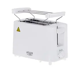 Adler AD 3223 biały / Toster / 900W / 6 poziomów