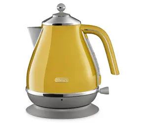 DeLonghi KBOC 2001.Y Icona Capitals / czajnik elektryczny / 1,7L / 2000 W / żółty