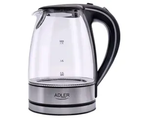 Adler AD 1225 srebrny / Szybkowar / 2200W / 1,7 L / szkło
