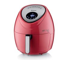 Ariete 4618-01 XXL czerwony / Frytownica na gorące powietrze / 1800W / 5,5 l / do 200°C