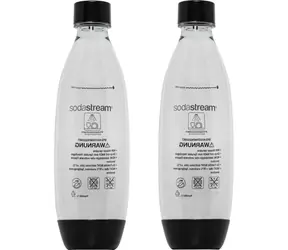 Butelka SodaStream FUSE 2 x 1l czarna, 2 szt 