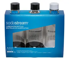 Butelki SodaStream KSTFL 3 x 1l czarno-białe, 3 szt 