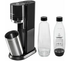 SodaStream E-Duo Titan / Urządzenie do napojów gazowanych / 1x butelka plastikowa 1 L / 1x butelka szklana 1 L / 1x gaz CO2 