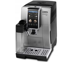 DeLonghi Dinamica PLUS ECAM 380.85.SB srebrny / automatyczny ekspres do kawy / 1450 W / 15 bar / 1,8 l / pojemnik 300 g 