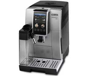 DeLonghi Dinamica PLUS ECAM 380.85.SB srebrny / automatyczny ekspres do kawy / 1450 W / 15 bar / 1,8 l / pojemnik 300 g 