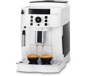 DeLonghi Magnifica ECAM 21.117.W biały / automatyczny ekspres do kawy / 1450 W / 15 bar / 1,8 l / pojemnik 250 g 