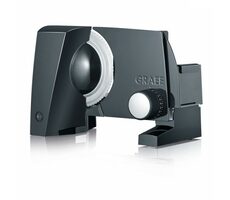 Graef SKS 10002 czarna / Krajalnica elektryczna / 170W / grubość cięcia 0-20 mm
