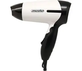 Mesko MS 2262 biało-czarny / Suszarka do włosów / 1000 W / 2 temperatury / 2 prędkości / Koncentrator