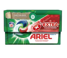 Ariel Extra Clean Power 20 kapsułek/kapsułek żelowych uniwersalnych do prania 