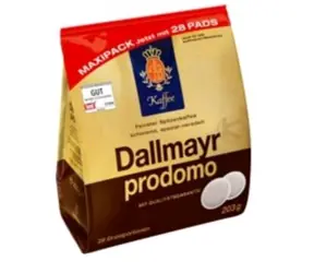 Dallmayr Prodomo Senseo pods 28 szt. / Senseo pods / 100% Arabica / wyprzedaż