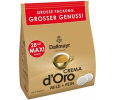 Dallmayr Crema d Oro Mild & Fein Intensa saszetki Senseo 28 szt. / Kapsułki Senseo / 100% Arabica